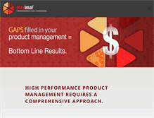 Tablet Screenshot of maximalpm.com